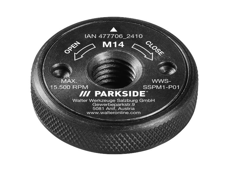 Lot de 25 disques à tronçonner le métal ou Écrou de serrage rapide