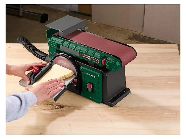 Ponceuse à bande et à disque PBTS 370 B3, 370 W
