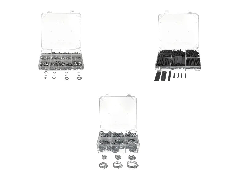 Rondelles, Gaines thermorétractables ou Colliers de serrage